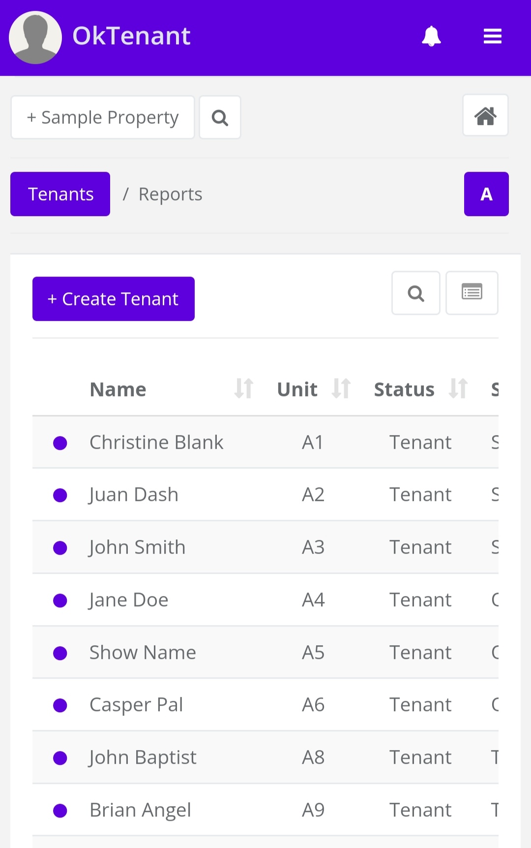 Tenants